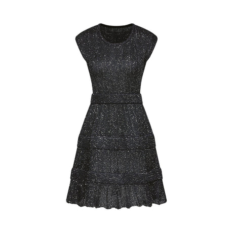 Cordelia sequinembellished tiered mini dress
