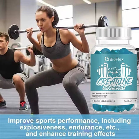 Creatine Gummies – Monohydrate Pre - Workout Energy & Muscle Growth Support