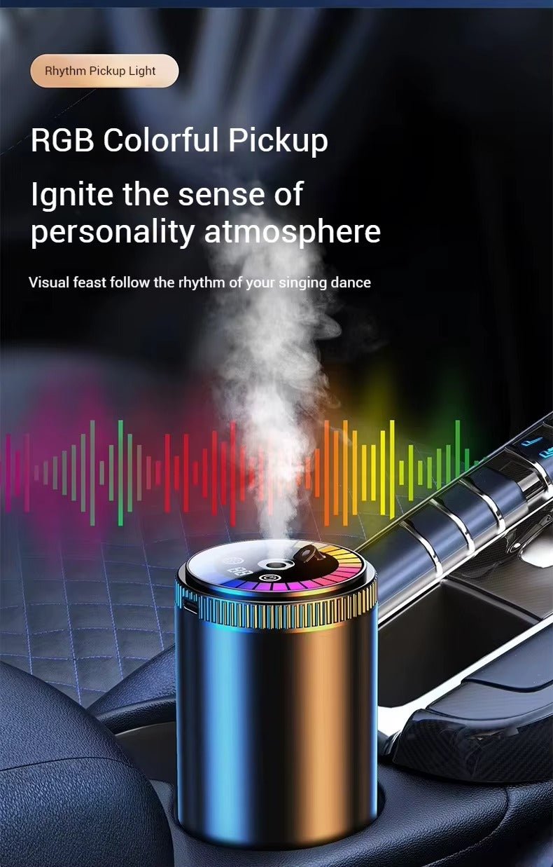 CrystalStar CrystalStar Smart Mist Car Diffuser – Rechargeable Aroma Air Freshener