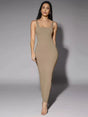 Cynthia Maxi Dress - Refined Style - Slim Fit - Sleeveless Length - High Stretch Elasticity - Scoop Neck Neckline - Premium Quality