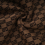 Cyrielle monogramjacquard top  trousers matching set