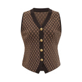 Cyrielle monogramjacquard top  trousers matching set