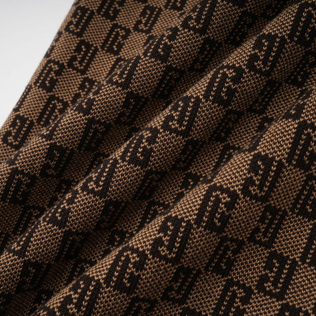 Cyrielle monogramjacquard top  trousers matching set