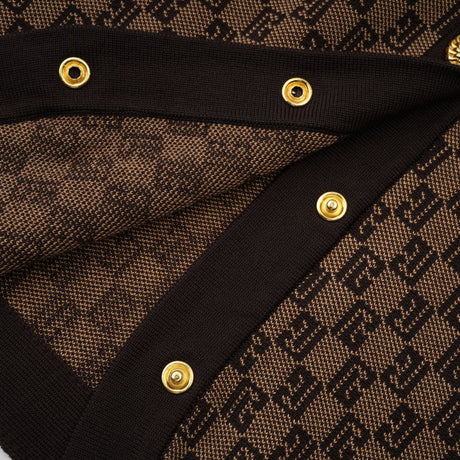 Cyrielle monogramjacquard top  trousers matching set