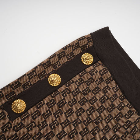 Cyrielle monogramjacquard top  trousers matching set