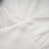 Cyrielle ribbondetail puffsleeve maxi dress