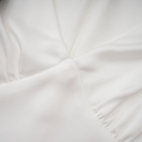 Cyrielle ribbondetail puffsleeve maxi dress
