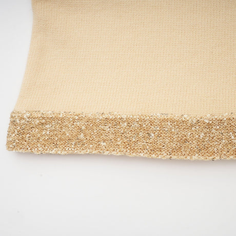 Cyrielle wool sequined embellished vest top