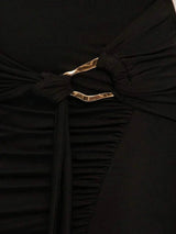 Dallas Maxi Dress - Refined Style - High Stretch Fabric - Slim Fit - Sleeveless - Square Neck Neckline - Wedding Occasion - Premium Quality