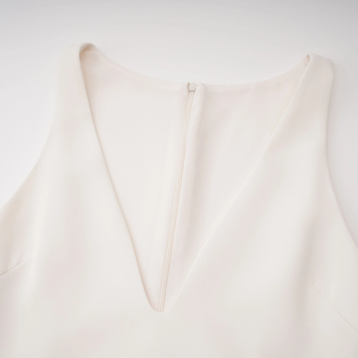 Damla Cream Asymmetrical Maxi Dress with Fringe