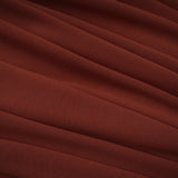 Danaé Brown Shirredeffect Draped Maxi Dress