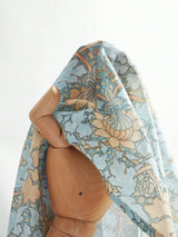 Danielle Midi Dress - V Neckline - Bishop Sleeve - High Waist - A Line - Boho Style