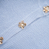 Daria Blouse & Skirt - Stretch Knit - Crew Neck - Short Sleeves - Front Patch Pockets