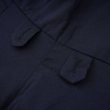 Dayana Maxi Dress Navy Blue Detachable Skirt Crystal Buttons