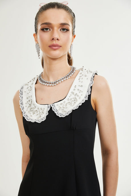 Delilah crystalembellished mini dress