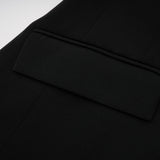 Delphine black embellished jacket  trousers matching set