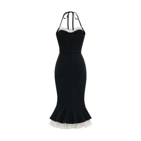 Delphine lacetrim mermaid dress