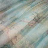 Delphine layered patternprint midi dress