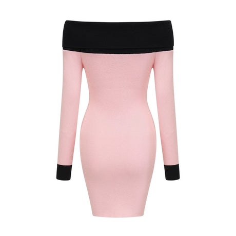Delphine pink mini dress