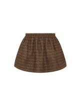 Domenica Mini Skirt - Relaxed Fit - High - Waisted Design - A - Line Style - Elastic Waistband For Comfort - Subtle Shimmer Detailing