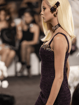 Donatella Dress - Figure - Enhancing Silhouette - Sparkling Embellishments - Delicate Straps - Luxurious Blend