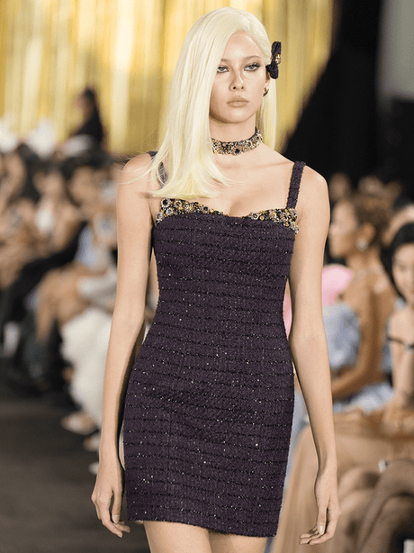 Donatella Dress - Figure - Enhancing Silhouette - Sparkling Embellishments - Delicate Straps - Luxurious Blend