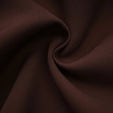 Donatella Midi Dress Brown Twill Asymmetrical Full Skirt Silver - tone Hardware