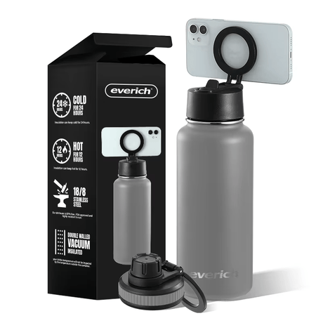 Double - Walled Stainless Steel Water Bottle – 500ml – Leakproof & BPA - Free