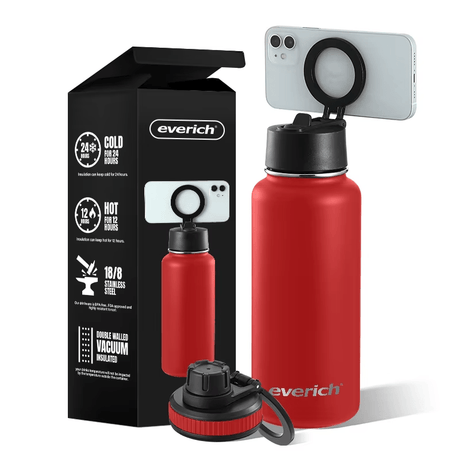 Double - Walled Stainless Steel Water Bottle – 500ml – Leakproof & BPA - Free
