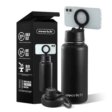 Double - Walled Stainless Steel Water Bottle – 500ml – Leakproof & BPA - Free