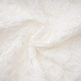 Dulcie White Floral Jacquard Shawl  Dress Set