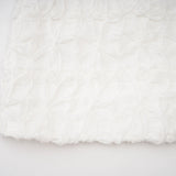 Dulcie White Floral Jacquard Shawl  Dress Set