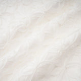 Dulcie White Floral Jacquard Shawl  Dress Set