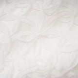 Dulcie White Floral Jacquard Shawl  Dress Set