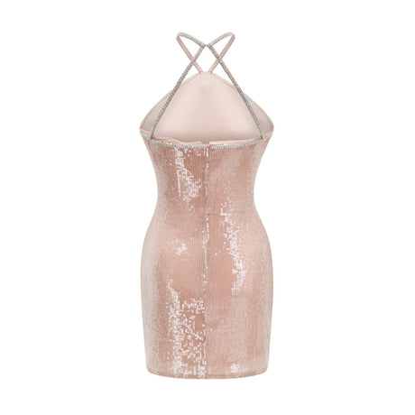 Éadaoin sequin floral mini dress