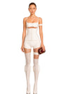 Éclat White Hollow Detail Playsuit