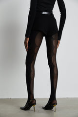 Eden Tights - Cut - Out - Stretch - Elastic Waistband