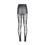 Eden Tights - Cut - Out - Stretch - Elastic Waistband