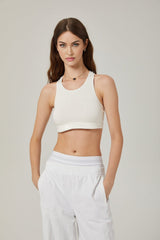 Eleanor Cropped Top - V Neck - Scoop Neck - Racerback - Elasticated Underband