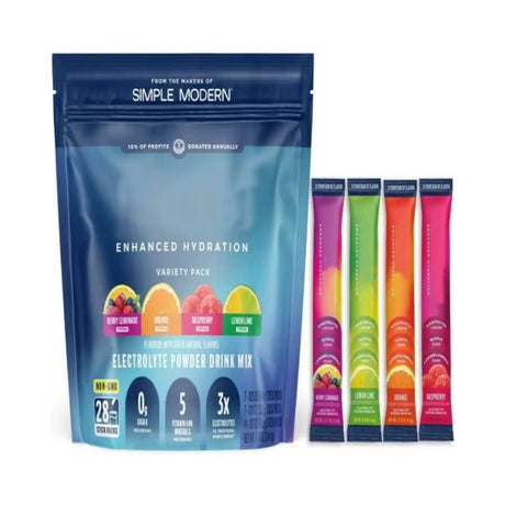 Electrolyte Powder Drink Mix – 28 Sachets – Sugar - Free Fruity Flavours