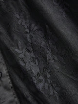 Elegant Embroidered Lace Midi Dress For Women SpringAutumn Maxi Women Outfit