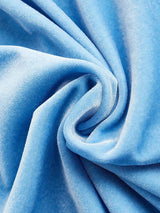 Elegant Womens Velvet MidCalf Dress In Blue Maxi Women Outfit