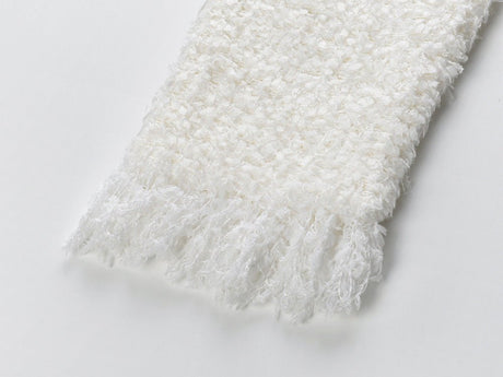 Elena Blazer & Skirt Set - Fringed Edges - Double - Breasted Design - Tailored Fit - Button Details - Versatile Style