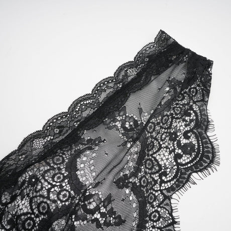 Éléonore contrastcolor lacedetail maxi dress