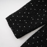 Éléonore fauxpearl tweed mini dress
