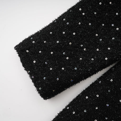 Éléonore fauxpearl tweed mini dress