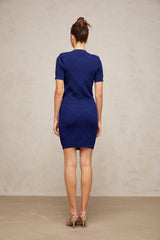 Elettra Skirt & Top Set - Plaid Check Knit Design - Jacquard Detailing - Slip - On Style