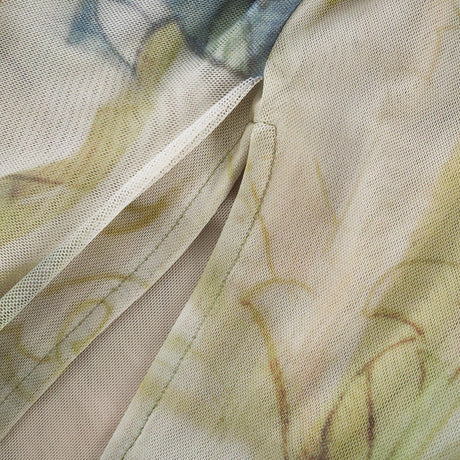 Éliane ombreprint halterneck midi dress