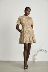 Elinor lacedetail cutout mini dress