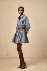Elisa Blue Denim Mini Skirt